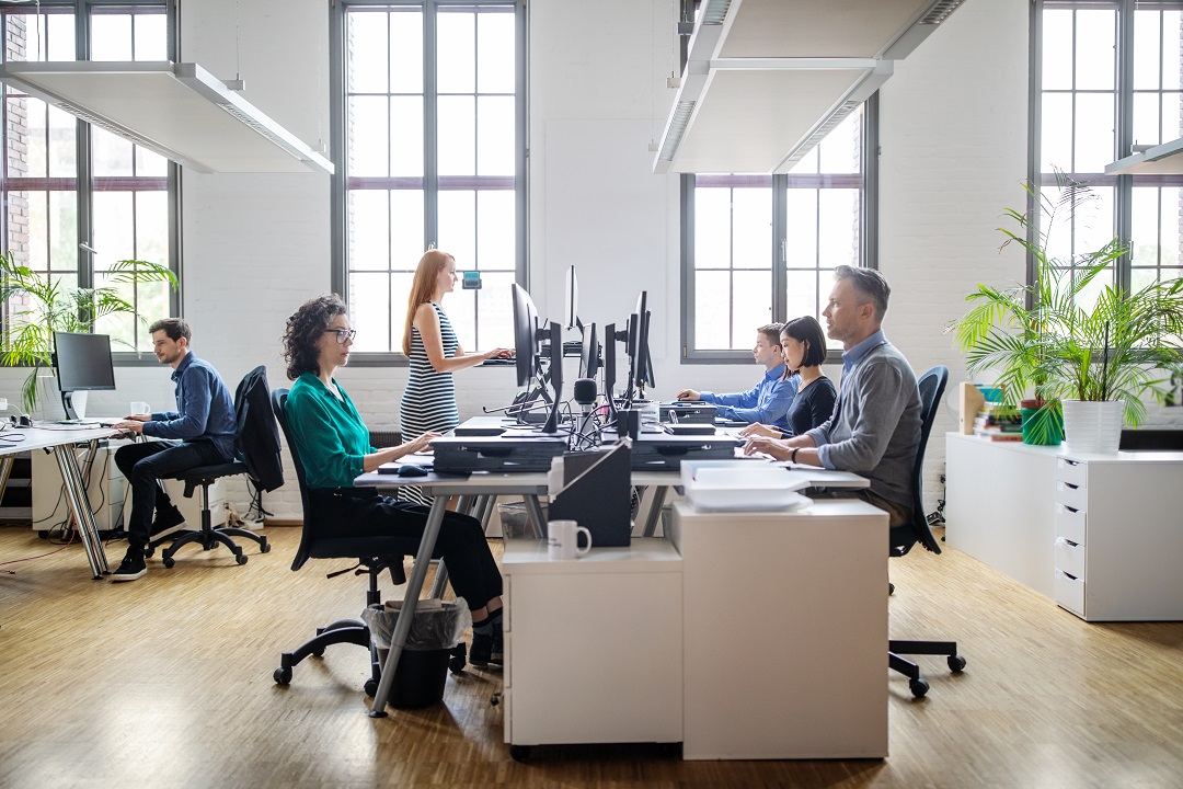 edwards & hill standing desks in your workspace